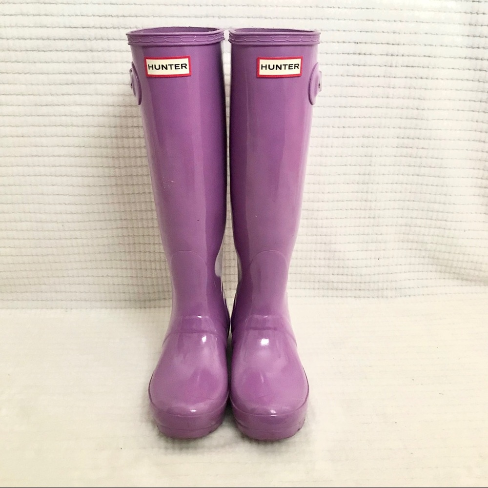 HUNTER | Rainboots Women’s 5 Eu 36 Lavender Purple - Picture 3 of 9